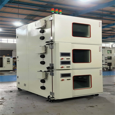 Harga yang bagus 380V Tiga Zona Thermal Shock Test Chamber Untuk Mesin Mobil Dan Komponen on line