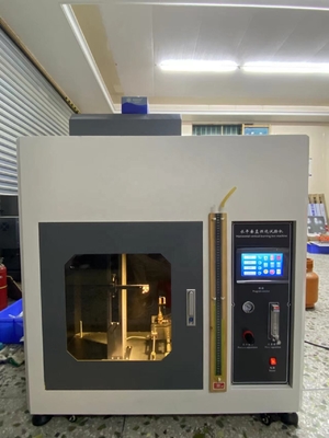 Harga yang bagus AC 220V Horizontal Vertikal Flammability Tester untuk Penilaian bahan Flammability on line