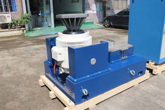 Harga yang bagus 20 KN Sistem Shaker Elektrodinamika Dengan Tabel Getaran Vertikal Dan Horizontal 500x500mm on line